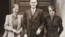 Imogen Holst (left) during her CEMA years with Sir Stanley Marchant and Mary Ibberson